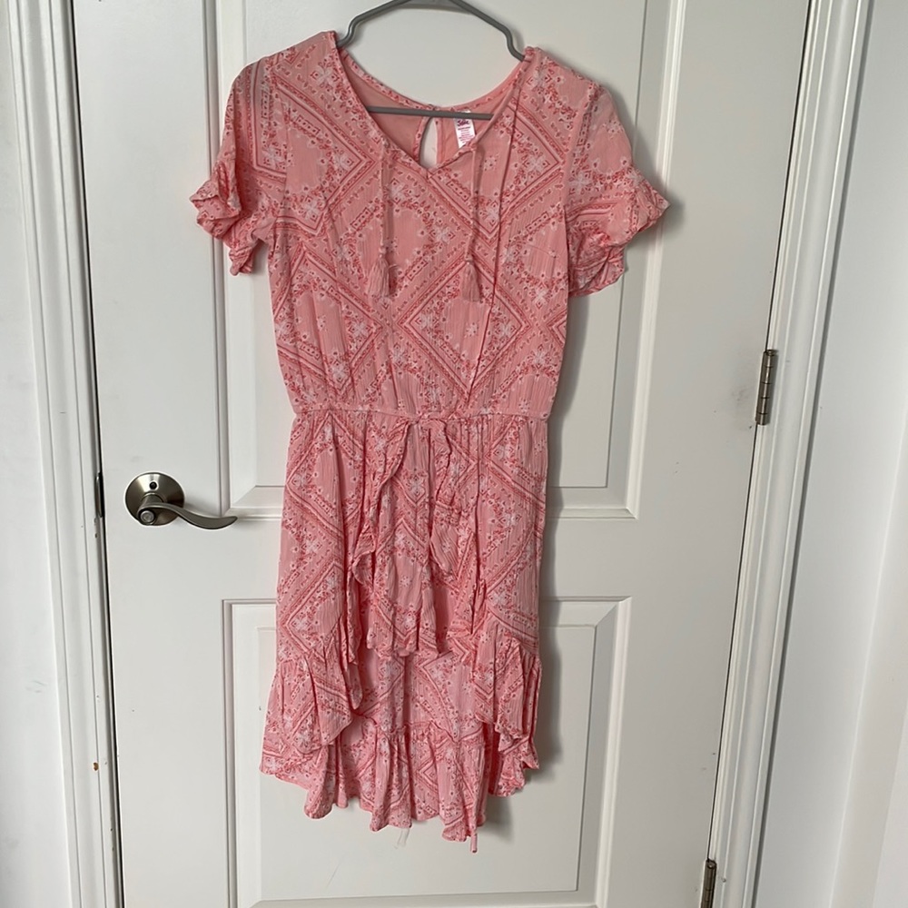 Justice size 14 pink romper
